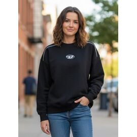 Светр жіночий 0055 black р.46-48 "Delviago" недорого оптом від прямого постачальника