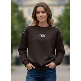 Светр жіночий 0055 brown р.46-48 "Delviago" недорого оптом від прямого постачальника