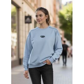 Светр жіночий 0055 l.blue р.46-48 "Delviago" недорого оптом від прямого постачальника