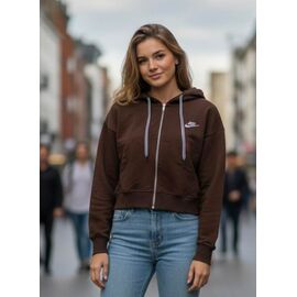 Кофта спортивна жіноча 051410 brown р.46-48 "Delviago" недорого оптом від прямого постачальника