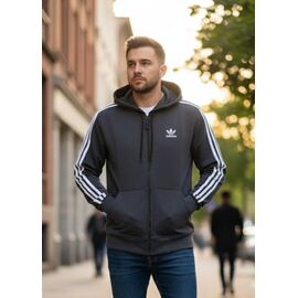 Фотография Кофта спортивная мужская DL626 d.grey р.46-54 "Delviago" недорого оптом от прямого поставщика