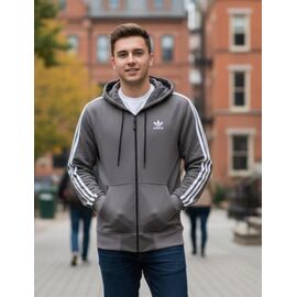 Фотография Кофта спортивная мужская DL628 grey р.46-54 "Delviago" недорого оптом от прямого поставщика