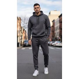 Фотография Костюм спортивный мужской DL641 grey р.46-54 "Delviago" недорого оптом от прямого поставщика