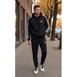 Фотография Костюм спортивный мужской DL647 black р.46-54 "Delviago" недорого оптом от прямого поставщика