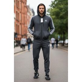 Фотография Костюм спортивный мужской DL654 grey р.46-54 "Delviago" недорого оптом от прямого поставщика