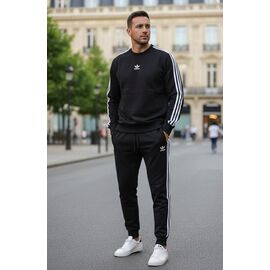 Фотография Костюм спортивный мужской DL658 black р.46-54 "Delviago" недорого оптом от прямого поставщика