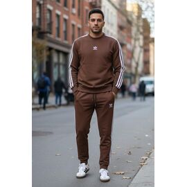 Фотография Костюм спортивный мужской DL659 brown р.46-54 "Delviago" недорого оптом от прямого поставщика