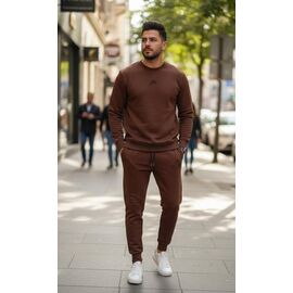 Фотография Костюм спортивный мужской DL665 brown р.46-54 "Delviago" недорого оптом от прямого поставщика