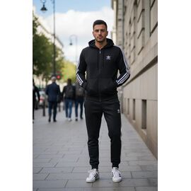 Фотография Костюм спортивный мужской DL673 black р.46-54 "Delviago" недорого оптом от прямого поставщика