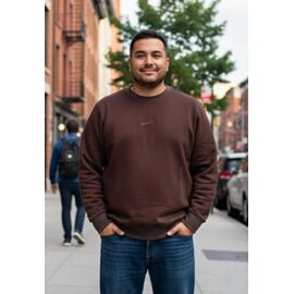 Фотография Свитер мужской DL676 brown р.54-62 "Delviago" недорого оптом от прямого поставщика