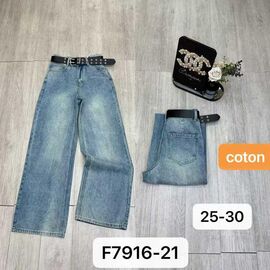 Джинси жіночі F7916-21 blue р.25-30 "PRENSES" недорого оптом від прямого постачальника