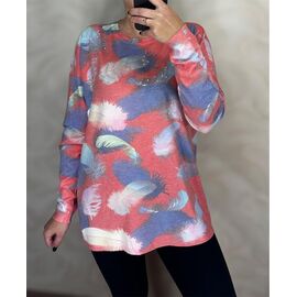 Светр жіночий 25215 coral р.48-54 "Elena&Vika" недорого оптом від прямого постачальника