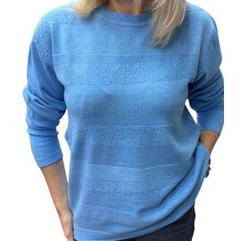 Светр жіночий 25521 l.blue р.46-50 "Elena&Vika" недорого оптом від прямого постачальника