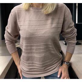 Светр жіночий 25522 d.beige р.46-50 "Elena&Vika" недорого оптом від прямого постачальника