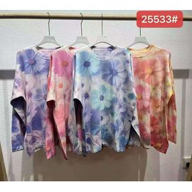 Светр жіночий 25533 l.blue р.48-54 "Elena&Vika" недорого оптом від прямого постачальника