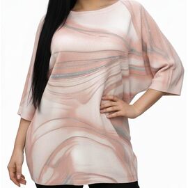 Светр жіночий 26125 beige р.50-58 "Elena&Vika" недорого оптом від прямого постачальника