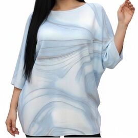 Светр жіночий 26125 l.blue р.50-58 "Elena&Vika" недорого оптом від прямого постачальника