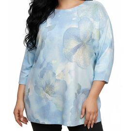 Светр жіночий 26126 l.blue р.52-56 "Elena&Vika" недорого оптом від прямого постачальника