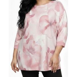 Светр жіночий 26126 pink р.52-56 "Elena&Vika" недорого оптом від прямого постачальника