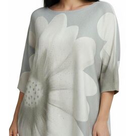 Светр жіночий 26127 grey р.52-56 "Elena&Vika" недорого оптом від прямого постачальника