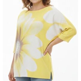 Светр жіночий 26127 yellow р.52-56 "Elena&Vika" недорого оптом від прямого постачальника