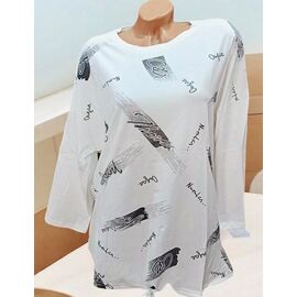 Светр жіночий 27081 white р.50-56 "Elena&Vika" недорого оптом від прямого постачальника