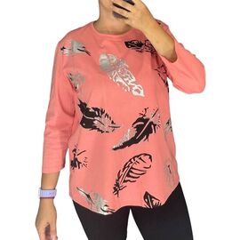 Светр жіночий 27082 pink р.52-56 "Elena&Vika" недорого оптом від прямого постачальника