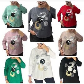 Светр жіночий 27087 mix р.50-56 "Elena&Vika" недорого оптом від прямого постачальника