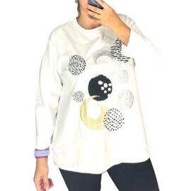 Светр жіночий 27087 white р.52-56 "Elena&Vika" недорого оптом від прямого постачальника