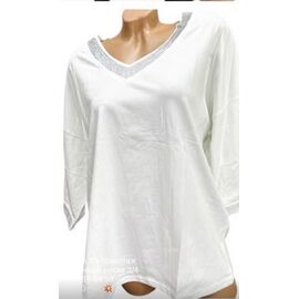 Светр жіночий 27089 white р.52-56 "Elena&Vika" недорого оптом від прямого постачальника