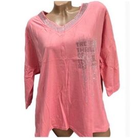 Светр жіночий 27090 pink р.52-56 "Elena&Vika" недорого оптом від прямого постачальника