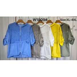 Сорочка жіноча 1809 blue р.50-56 "Kaffir Lily" недорого оптом від прямого постачальника