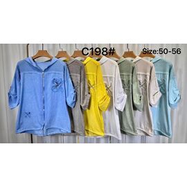 Сорочка жіноча 198 white р.50-56 "Kaffir Lily" недорого оптом від прямого постачальника