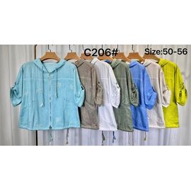 Сорочка жіноча 206 l.blue р.50-56 "Kaffir Lily" недорого оптом від прямого постачальника