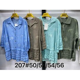 Сорочка жіноча 207 l.blue р.50-56 "Kaffir Lily" недорого оптом від прямого постачальника