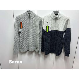 Фотография Свитер мужской NV1046 grey р.3XL-5XL "Navas" недорого оптом от прямого поставщика