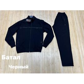 Фотография Костюм спортивный мужской NV1094 black р.3XL-6XL "Navas" недорого оптом от прямого поставщика