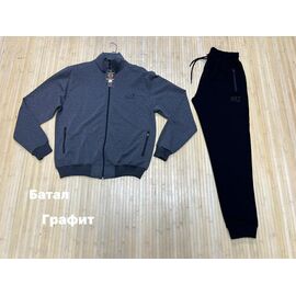 Фотография Костюм спортивный мужской NV1095 grey р.3XL-6XL "Navas" недорого оптом от прямого поставщика