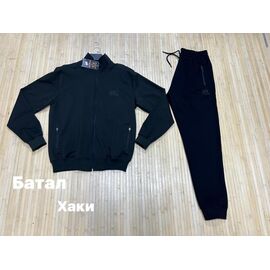 Фотография Костюм спортивный мужской NV1098 khaki р.3XL-6XL "Navas" недорого оптом от прямого поставщика