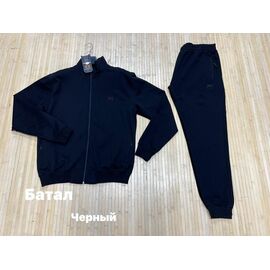 Фотография Костюм спортивный мужской NV1101 black р.3XL-6XL "Navas" недорого оптом от прямого поставщика