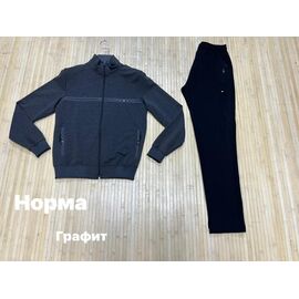 Фотография Костюм спортивный мужской NV1104 grey р.M-2XL "Navas" недорого оптом от прямого поставщика