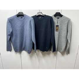 Фотография Свитер мужской NV973 l.blue р.L-2XL "Navas" недорого оптом от прямого поставщика