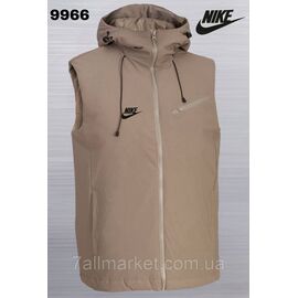 Фотография Жилетка демисезонная мужская  Найк с капюшоном размеры 46-54 (2цв)  "REMAIN" купить недорого от прямого поставщика