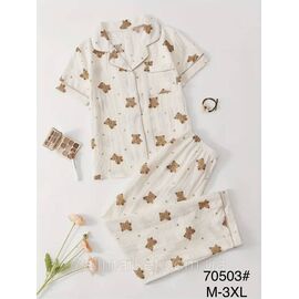 Піжама жіноча молодіжна р-ри 50-58 "FLOWER" купити недорого від прямого постачальника