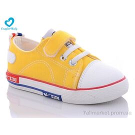 Фотография Кеды детские легкие Весна/осень 351 жовтий (7 пар р.19-24) "Comfort-baby" недорого оптом от прямого поставщика