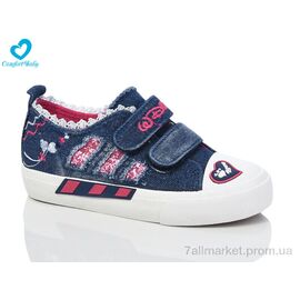 Фотография Кеды детские легкие Весна/осень 1908-1 синій (7 пар р.25-30) "Comfort-baby" недорого оптом от прямого поставщика