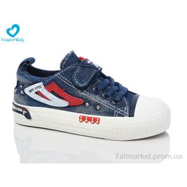 Фотография Кеды детские легкие Весна/осень 1916-1 синій (6 пар р.25-30) "Comfort-baby" недорого оптом от прямого поставщика