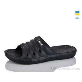 Шльопанці жіночі полегшені Літо N066 чорний (8 пар р.36-41) "Lot Shoes" недорого оптом від прямого постачальника