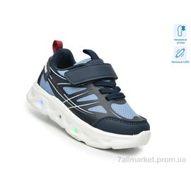 Кросівки дитячі модні  AB60047K LED (8 пар р.21-26) "TOM.M" недорого оптом від прямого постачальника
