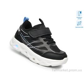 Кросівки дитячі модні  AB60047E LED (8 пар р.21-26) "TOM.M" недорого оптом від прямого постачальника